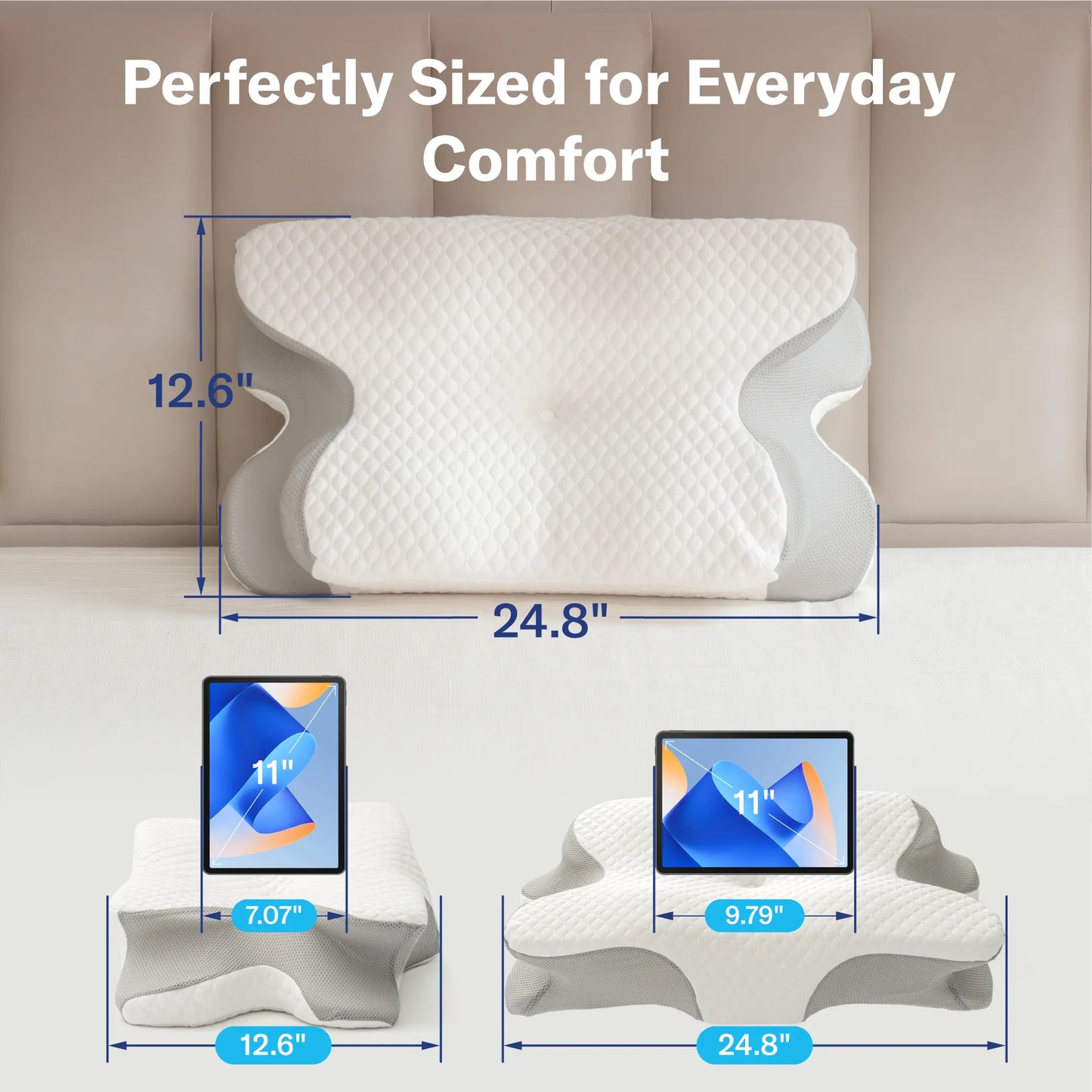 Contour Memory Foam Pillow | Neck Pain Relief