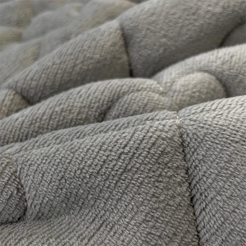 Extra Long Solid Color Quilted Cervical Pillow