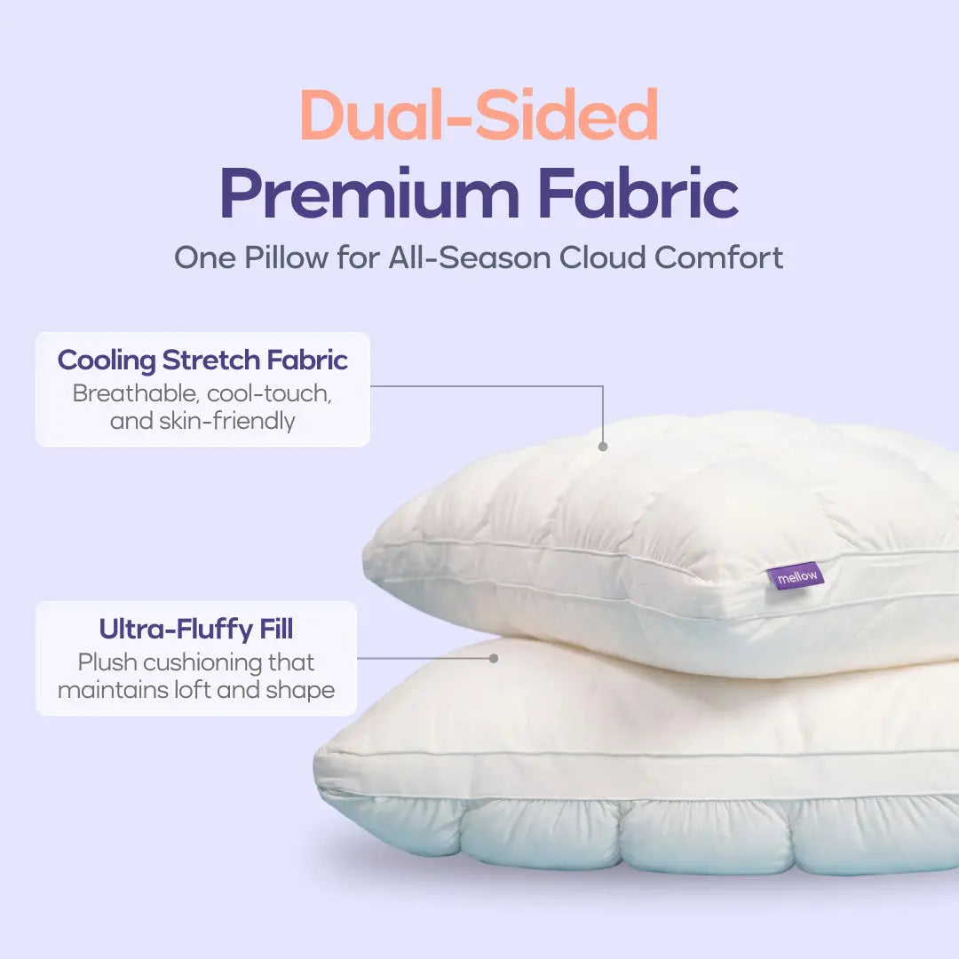 ☁️Fluffy PuffGrid Bed Pillow for All Sleepers