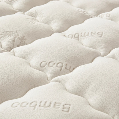 Bamboo Cooling Mattress Topper with Fitted Sheet.